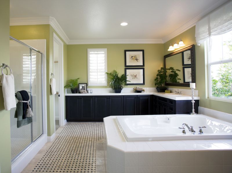Renovated Master Bath with Modern Design